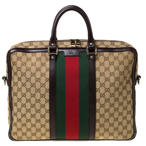 gucci briefcase with shoulder strap